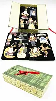 Wooden Christmas Ornament set of 12 0126-80488
