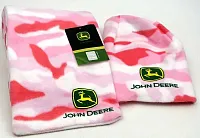John Deere Hat & Scarf Pink 0126-9003