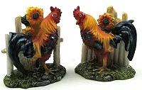 Rooster With Fence 2 assorted priced each 0154-17828