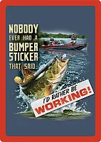 Fishin-Bumper Sticker Sign 017-1477