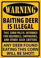 Warning Baiting Deer 017-1488