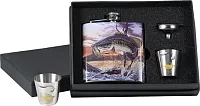 BASS 7 oz. Flask / Shot Glass Set 017-986