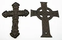 Cast Iron Crosses Set of 4 0170-03101