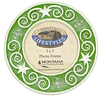 Montana Silversmith Rhinestone Frame Green 0179-40524