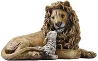 8&quot; Lion & Lamb Figure 0182-35859