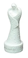 Roman Lace Illusions Angel Holding Baby Musical Figurine 0182-42