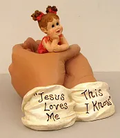 &quot;IN HIS HANDS&quot; Jesus Loves Me 0183-01037