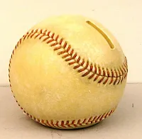 Ceramic Bank Baseball 0183-73830