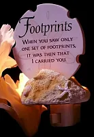 Footprints Poem Night Light 0183-73857