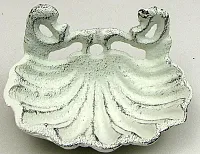 Cast Iron Seashell Soap Dish 0184-0878