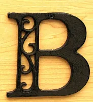 Cast Iron Letter B 0184J-0557-B