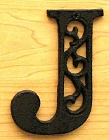 Cast Iron Letter J 0184J-0557-J