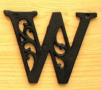 Cast Iron Letter W 0184J-0557-W
