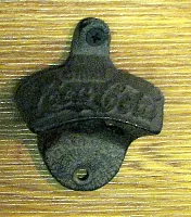 Cast Iron Rust CC Wall Mount Bottle Opener Set of 2 0184J-1112