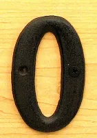 Solid Cast Iron Number 0 0184J-13021-0