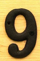 Solid Cast Iron Number 9 0184J-13021-9