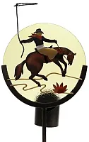 Horse Silhouette Candle Holder Garden Stake 0193-SLH104