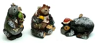 Woodland Bear Ornaments Set of Three 0197-242921