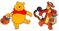 Disney Pooh and Friends Halloween Window Jelz Set of 2 0197-9220
