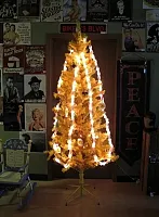 25ft White Spun Tube Light String 1 Lights 0197-92709002