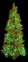 25ft Green Spun Tube Light String 1 Lights 0197-92709003