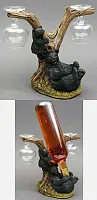 Bear Wine & Goblet Holder 021-12911