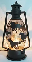 Metal Horse Lantern Night Light 021-21324