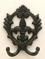 Scroll Fleur De Lis Double Hook 021-22204