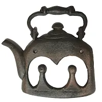 Tea Pot Key Hook Cast Iron 021-52302