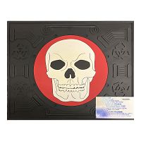 Barjan 0241052 Barjan - 0241052 Universal Skull & Crossbone 13-3/4" X 16-3/4" Ru