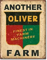 TIN SIGN Another Oliver Farm 034-1775