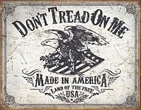 Tin Sign - DTOM - Land Of The Free 034-2008