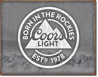 COORS LIGHT Born in the Rockies 034-2181