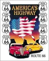 Tin Sign America&#039;s Highway 034-605