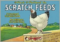 Tin Sign Scratch Feeds 034-931