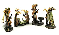 Comical Deer Hunter Ornament Priced Each 049-12084