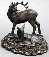 Resin Deer Family 049-14092