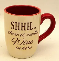 Coffee Mug &quot;SHHH.. There is Wine&quot; 049-15141D