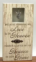 Heaven In Our Home Plaque 049-15333