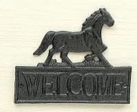 Cast Iron Horse Welcome 049-15746