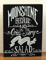 Wood Moonshine Sign 049-15874