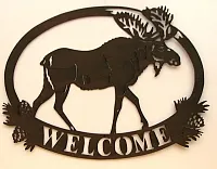 Metal Cutout Moose D?