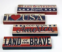 Americana Signs Set of 4 049-36510