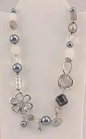 Multi Beads Necklace 049-40372