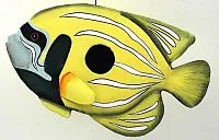 Metal Fish Bird House 049-51024
