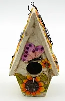 Stoneware Butterfly Birdhouse 049-62545B