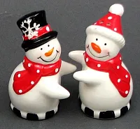 Ceramic Snowman S/P Set 049-93051