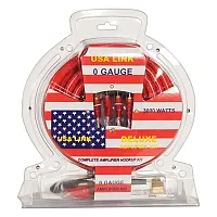  Usa Link  0 Gauge Amp Wiring Kit W/ Rca