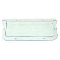T-H Marine Large Rectangular Scupper - White