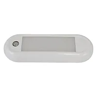 Scandvik 7&quot; Oval Dome Light w/Switch &amp; Dimming - 12/24V